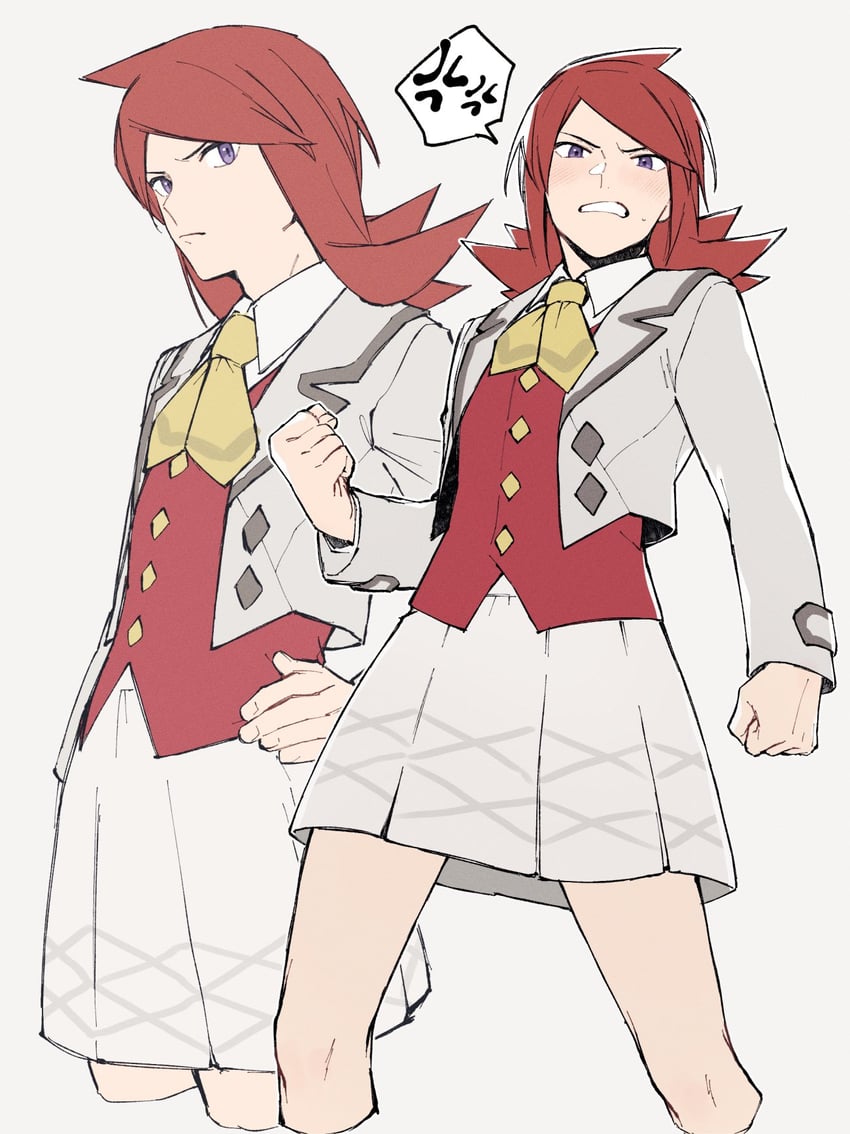 silver and rosa (pokemon and 2 more) drawn by mocollie