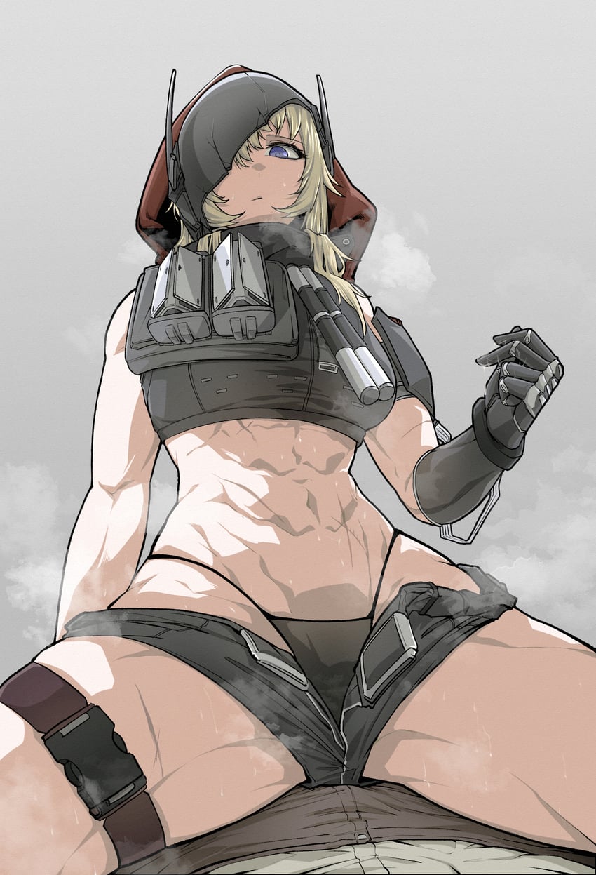 commander and grave (goddess of victory: nikke) drawn by doya_(qkrdbseh1205)