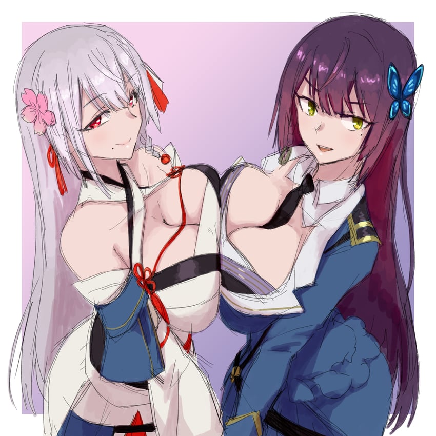 funada kiito and funada ui (assault lily) drawn by mabuta_kayumi