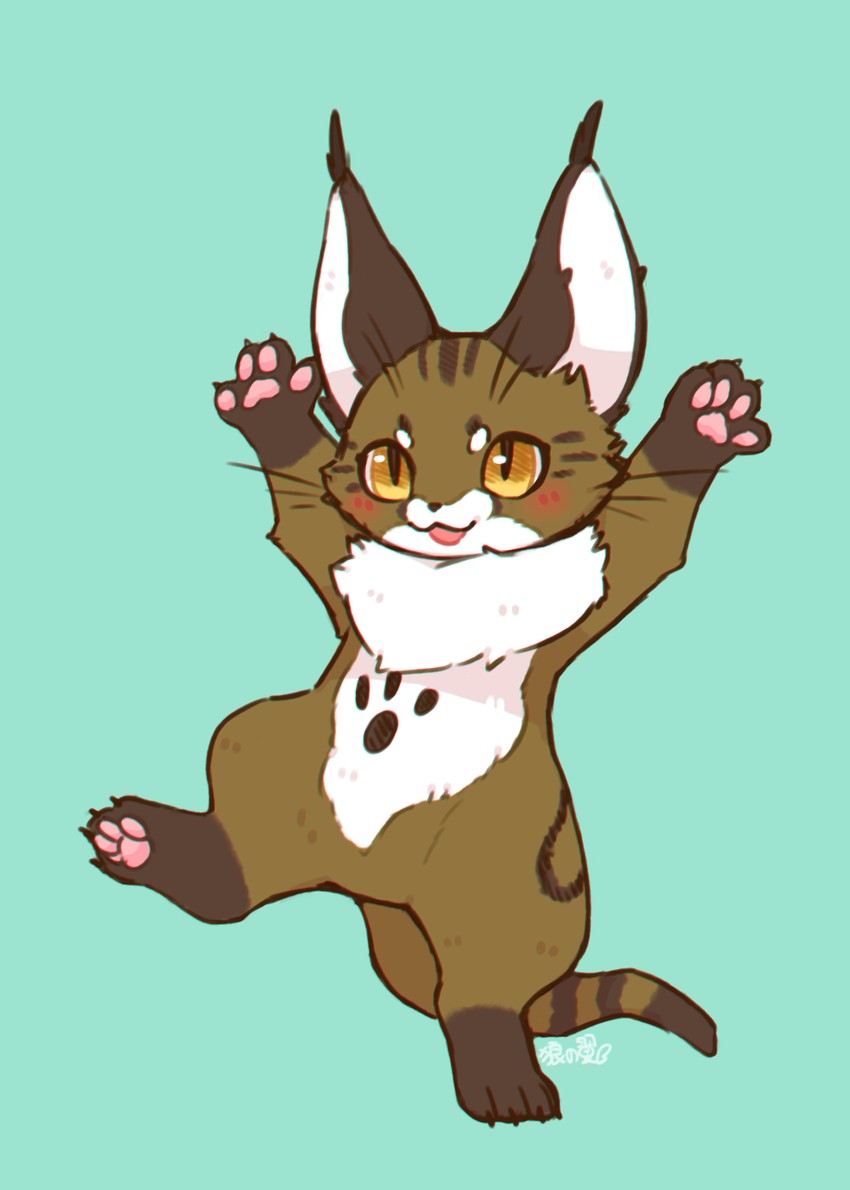 felyne (monster hunter and 1 more) drawn by lovewolf5122