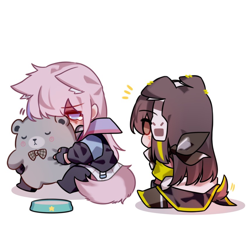 m4a1 and st ar-15 (girls' frontline) drawn by yuutama2804