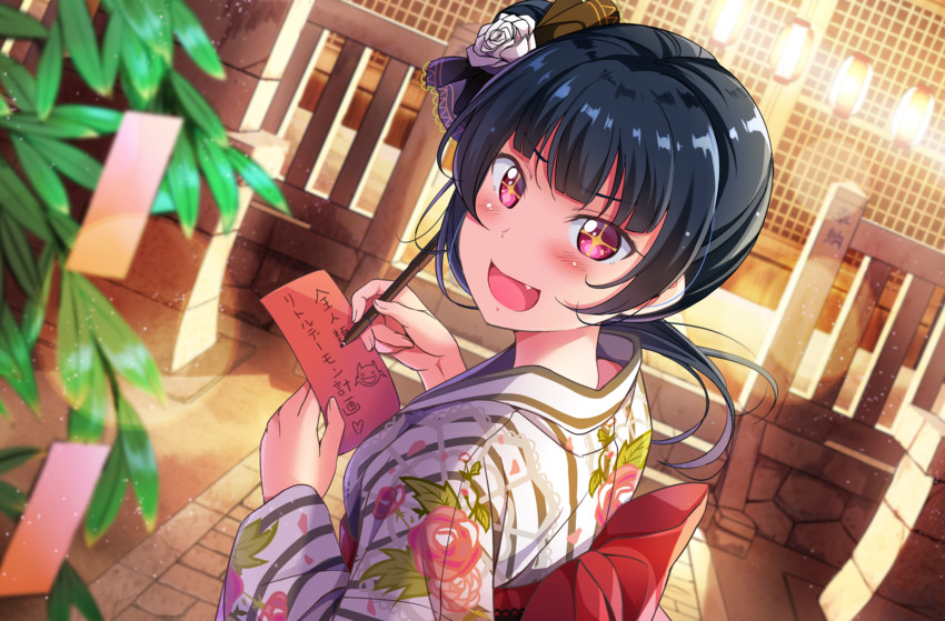 tsushima yoshiko (love live! and 1 more) drawn by tipii