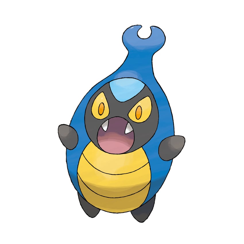 karrablast (pokemon and 1 more) drawn by sugimori_ken