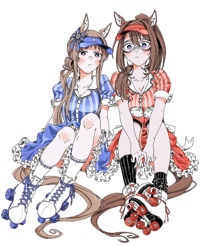 grass wonder and el condor pasa (umamusume) drawn by oo_sungnim