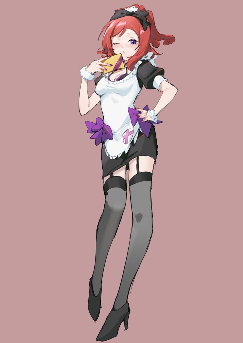 nishikino maki (love live! and 1 more) drawn by muzixin0504