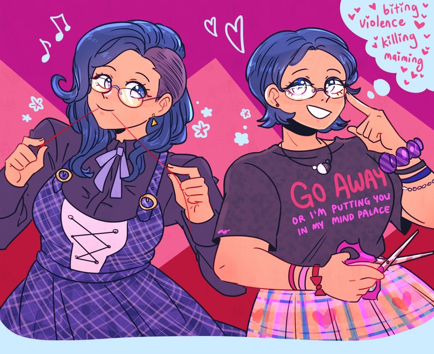 shirogane tsumugi (danganronpa and 1 more) drawn by ministarfruit
