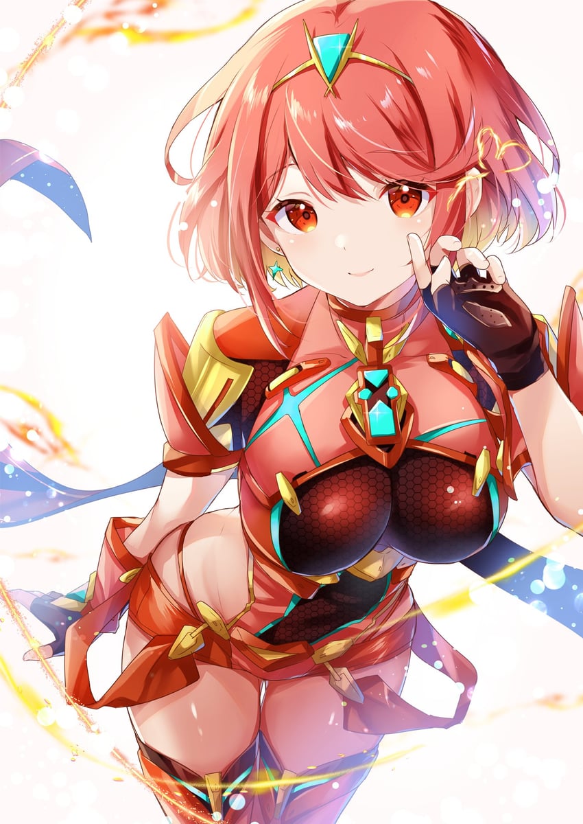 pyra (xenoblade chronicles and 1 more) drawn by ui_frara