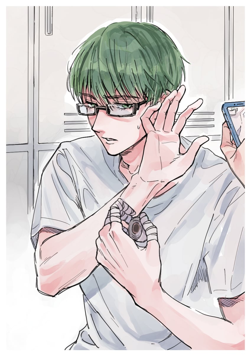 midorima shintarou (kuroko no basuke) drawn by user_cpyz8833