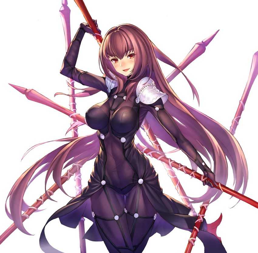 scathach (fate and 1 more) drawn by takamine_nadare