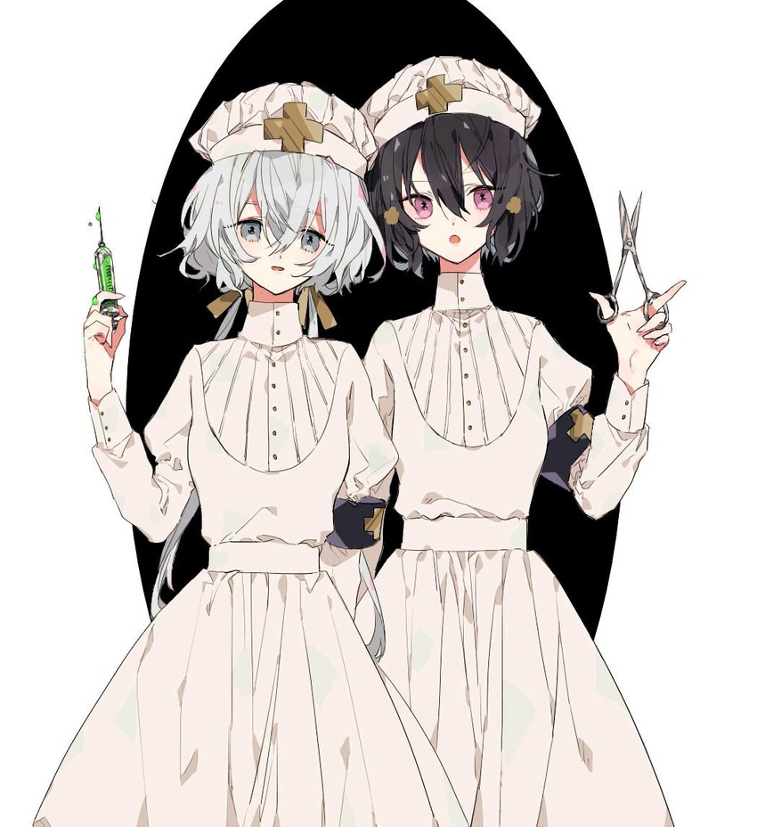 konno junko and mizuno ai (zombie land saga) drawn by azusa_(rikuriku)