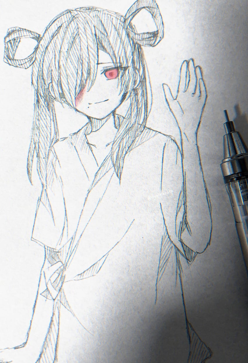 gobanme (mama ni aitai and 1 more) drawn by oyuirasuto