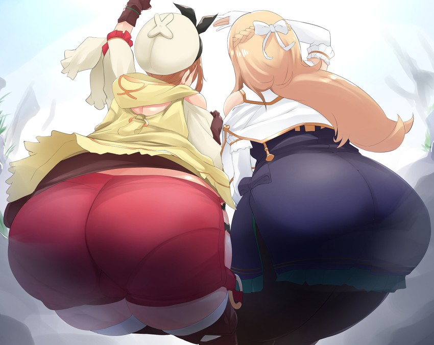 reisalin stout and klaudia valentz (atelier and 2 more) drawn by mizuyan