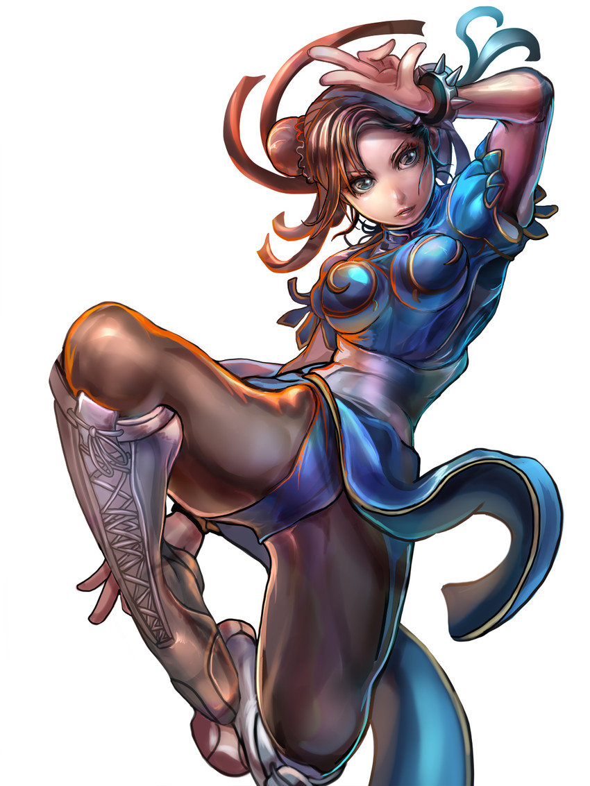 chun-li (street fighter and 2 more) drawn by sakai_yuuki_(yu_kino)