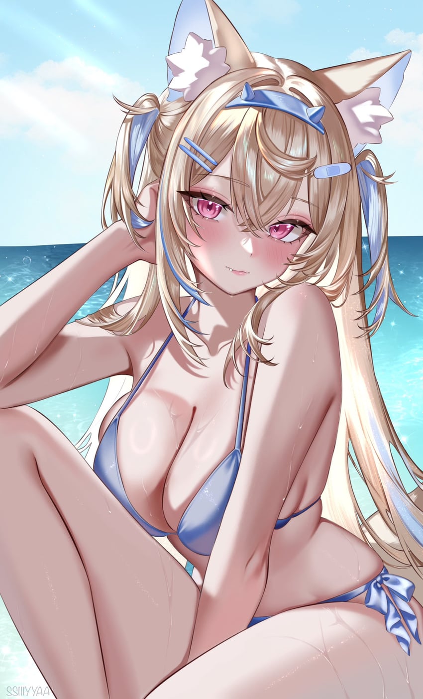 fuwawa abyssgard (hololive and 1 more) drawn by ssiiiyyaa