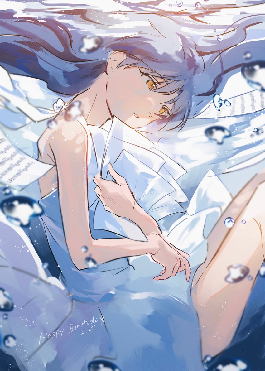 kisaragi chihaya (idolmaster and 2 more) drawn by kuzuya_ramurin