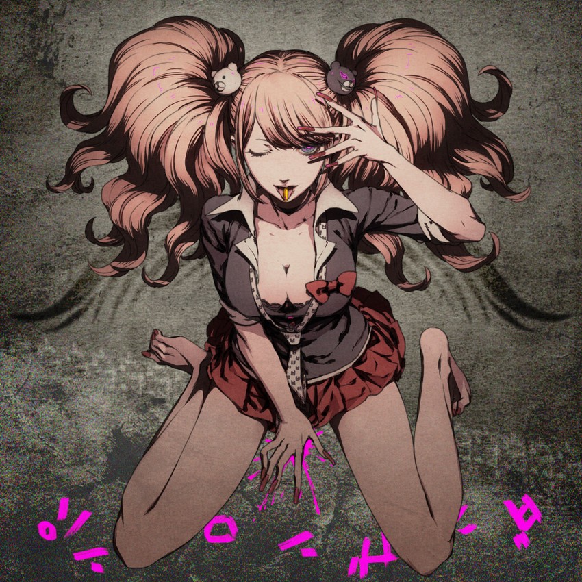 enoshima junko (danganronpa and 1 more) drawn by egawa_satsuki