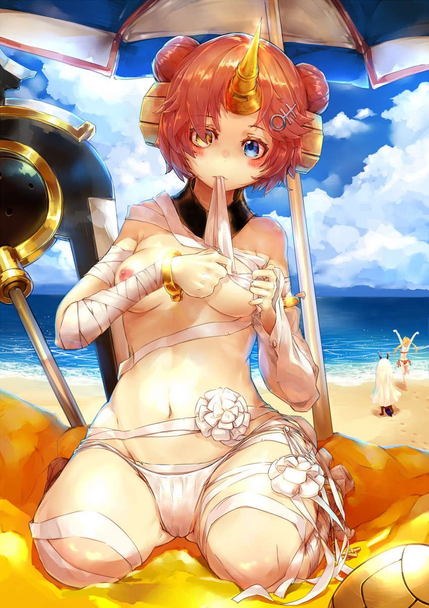 nero claudius, nitocris, medjed, and frankenstein's monster (fate and 2 more) drawn by wei_yu