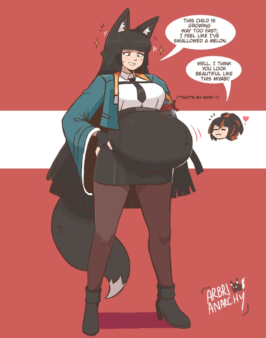 hoshimi miyabi and zhu yuan (zenless zone zero) drawn by arbrianarchy