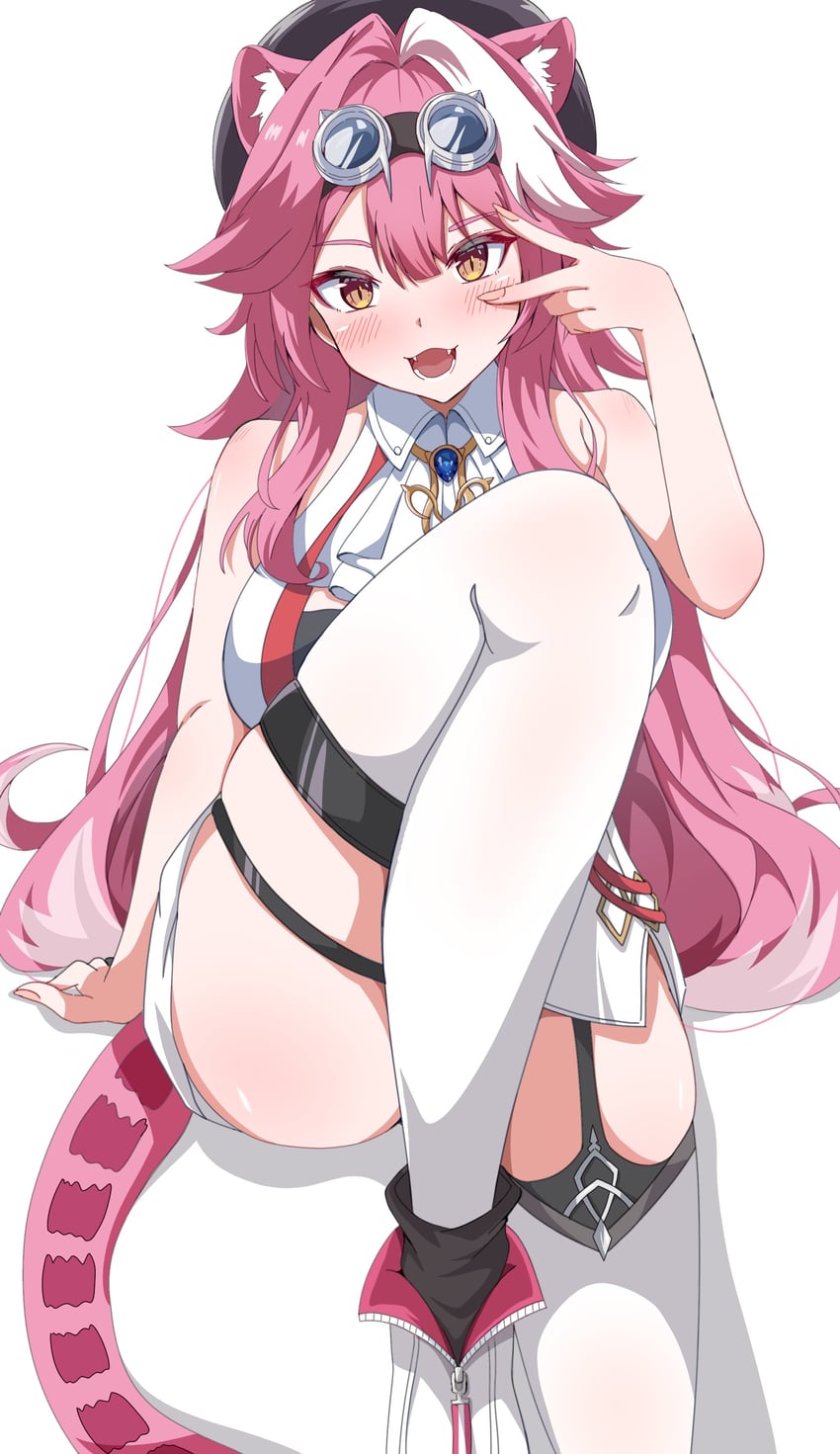 raora panthera (hololive and 1 more) drawn by ekaki_mato