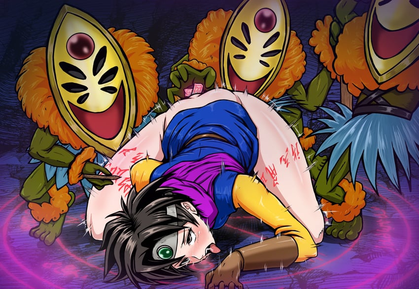 roto, heroine, and voodoogooder (dragon quest and 1 more) drawn by midori_(bar_midori)