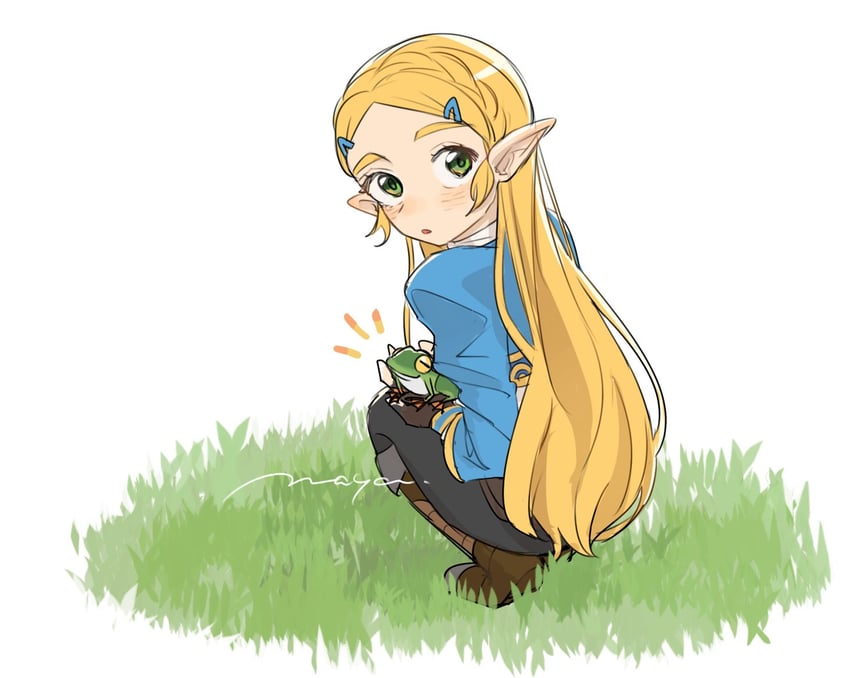 princess zelda (the legend of zelda and 1 more) drawn by maya_(mayamayammy)