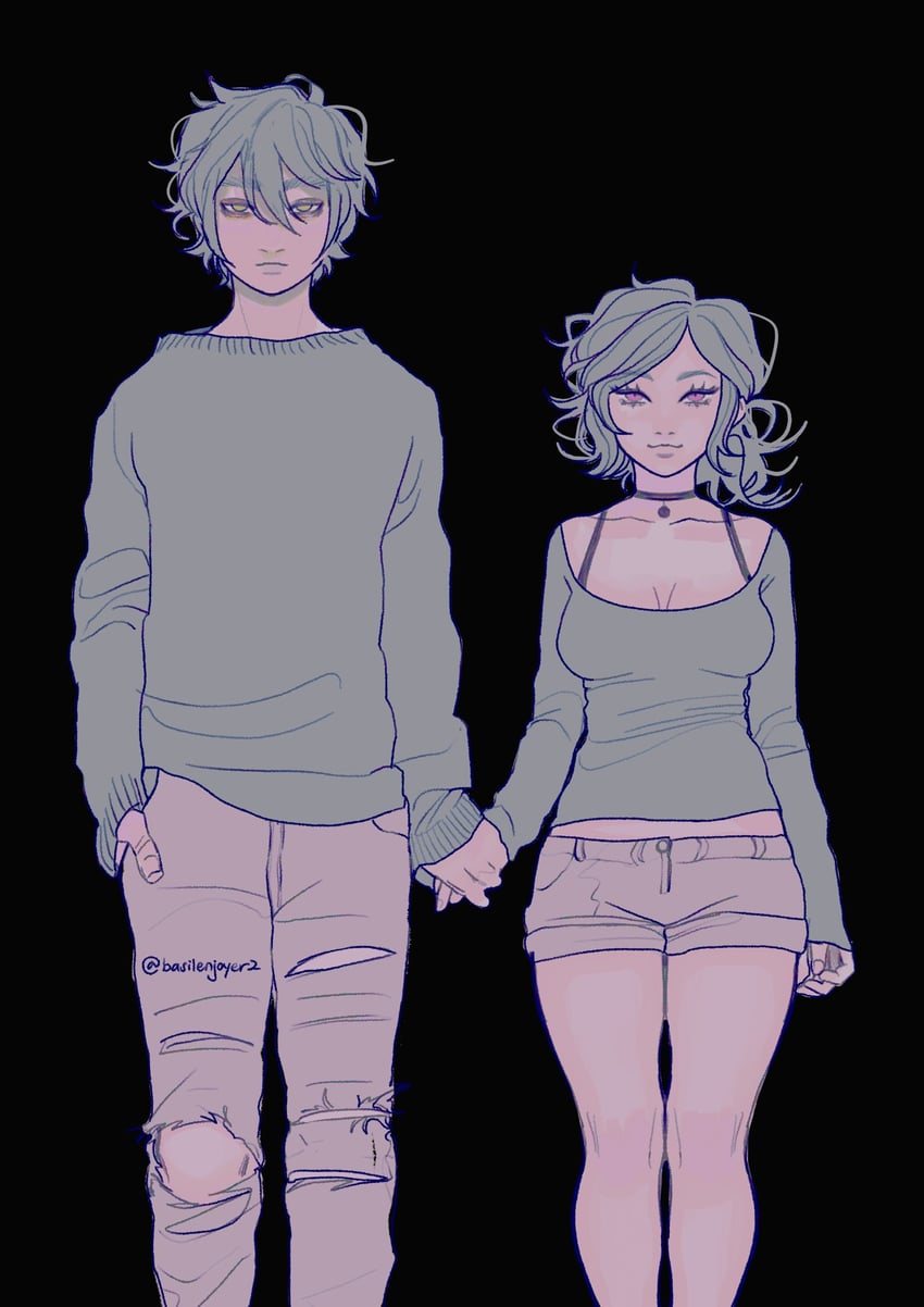 ashley graves and andrew graves (the coffin of andy and leyley) drawn by basilenjoyer
