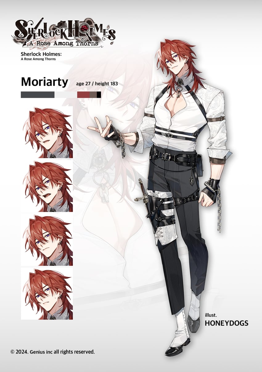 james moriarty (sherlock: a rose among thorns) drawn by honey_dogs