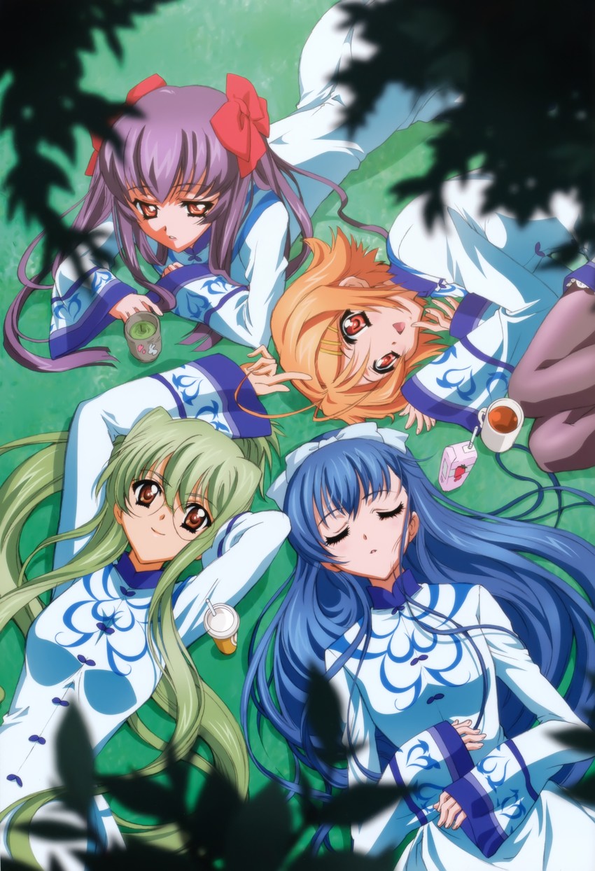kawakabe momoka, inukai makoto, rokujou shouko, and kikyou (touka gettan)