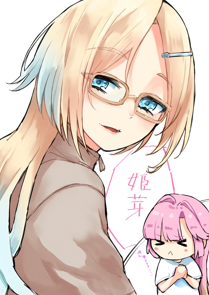 osawa rurino and anyoji hime (love live! and 1 more) drawn by mendo_(mend0o0_)
