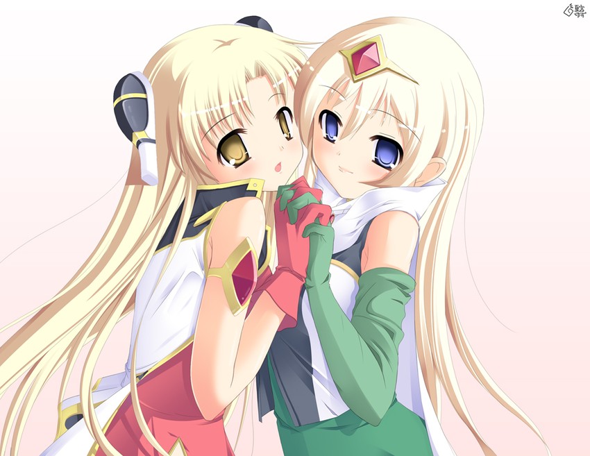 ranpha franboise and kahlua marjoram (galaxy angel and 1 more) drawn by natsumiya_yuzu