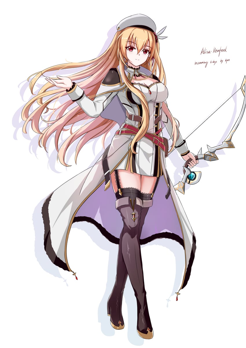 alisa reinford (eiyuu densetsu and 2 more) drawn by saber-freedom
