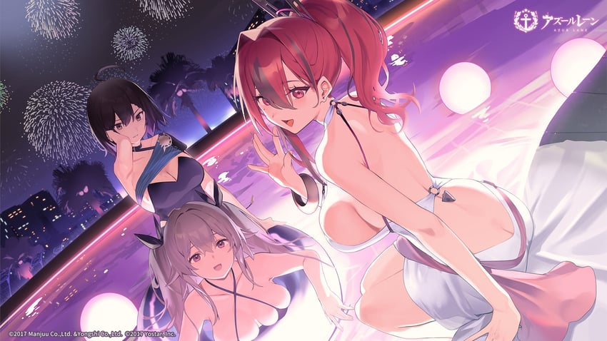 bremerton, baltimore, and anchorage (azur lane) drawn by katsudansou