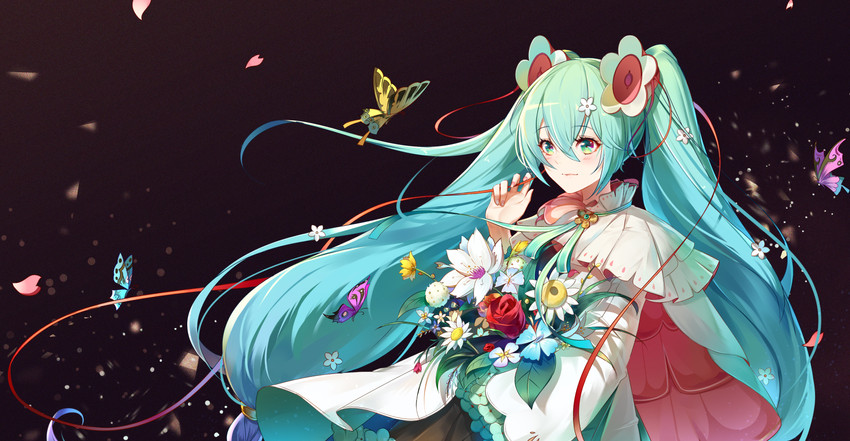 hatsune miku and magical mirai miku (vocaloid and 2 more) drawn by ar_(3779609928)