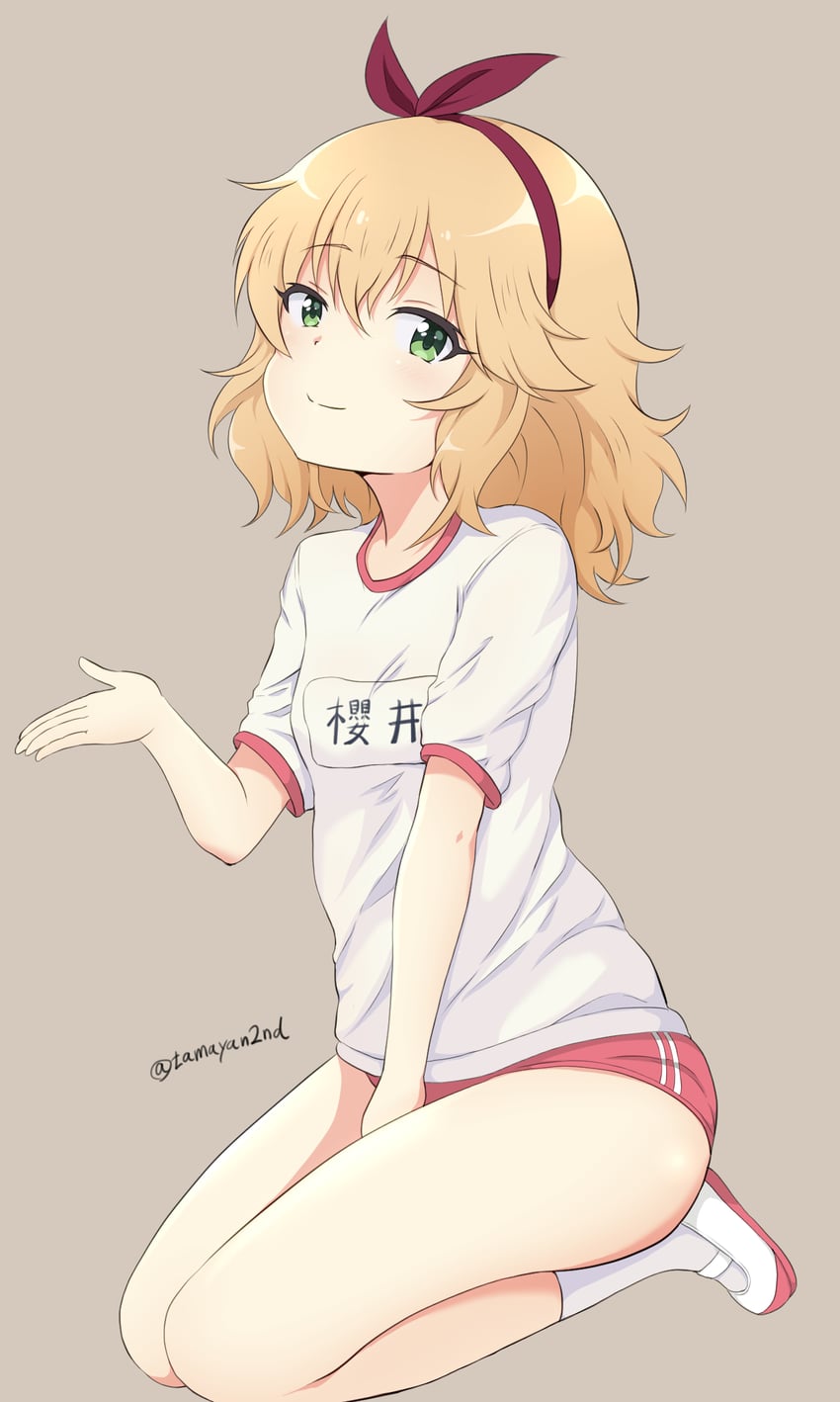 sakurai momoka (idolmaster and 2 more) drawn by tamayan