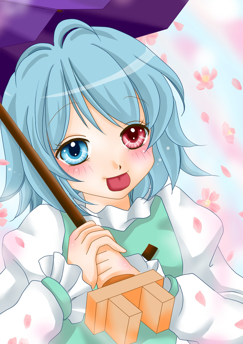 tatara kogasa (touhou) drawn by yuzuna99