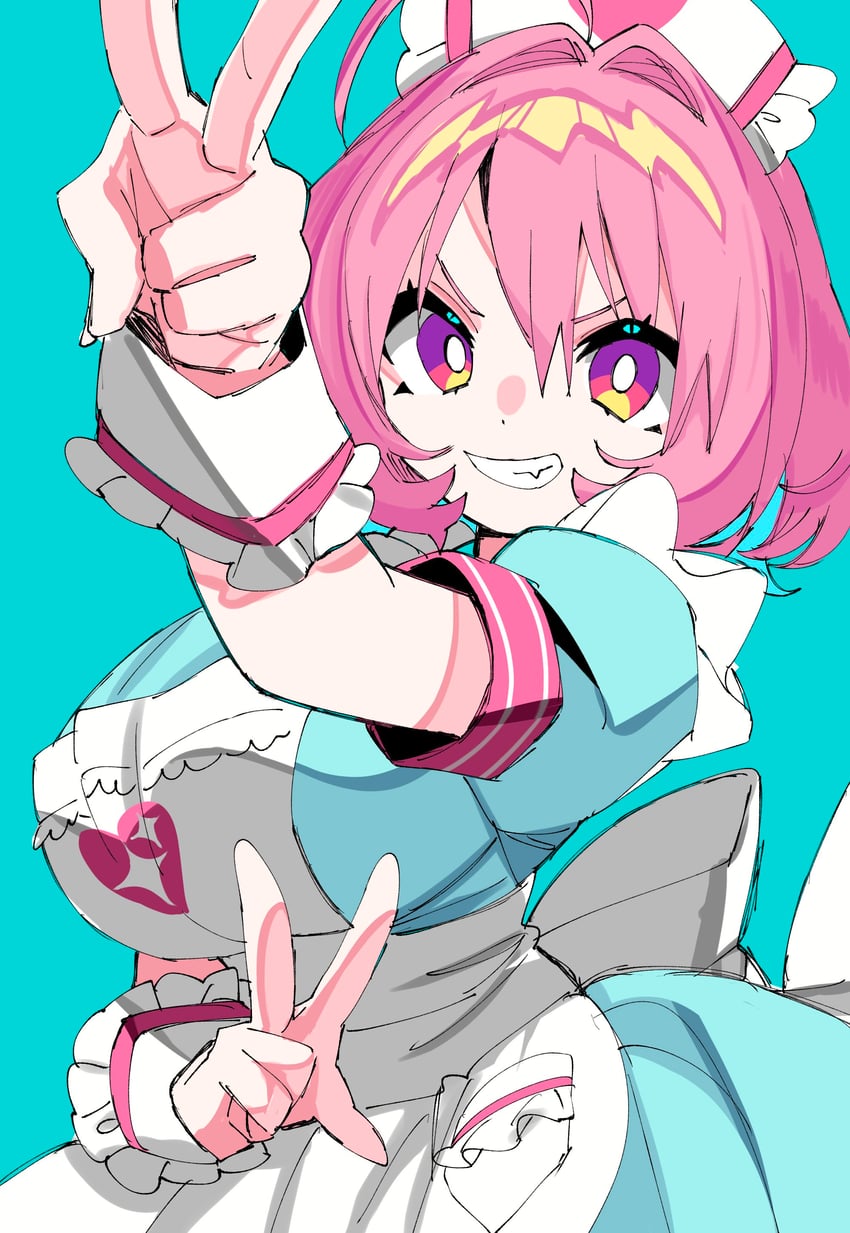 yumemi riamu (idolmaster and 2 more) drawn by sukoyaka_(100hituzi)