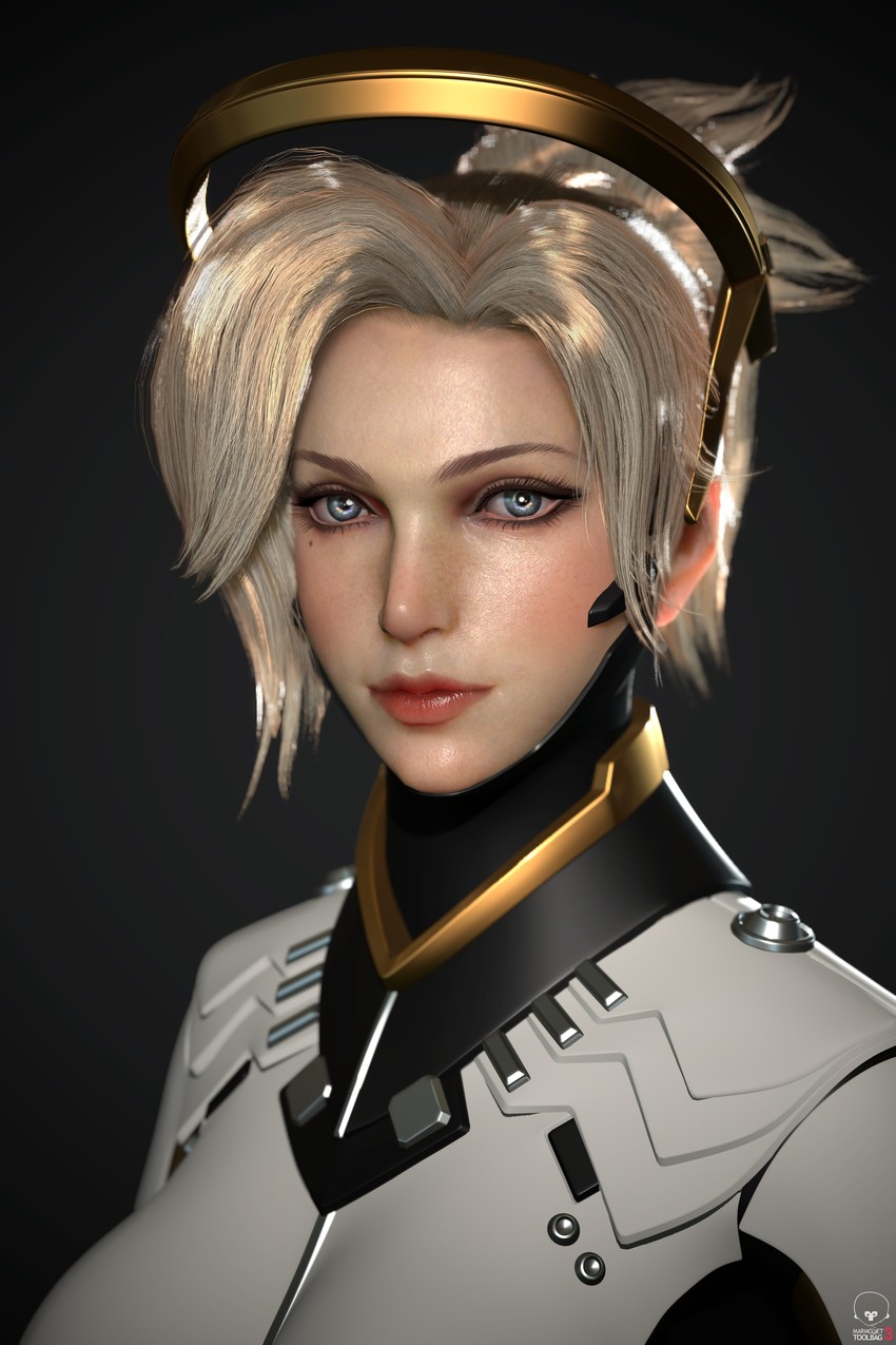 mercy (overwatch and 1 more) drawn by gyu_bin_yun