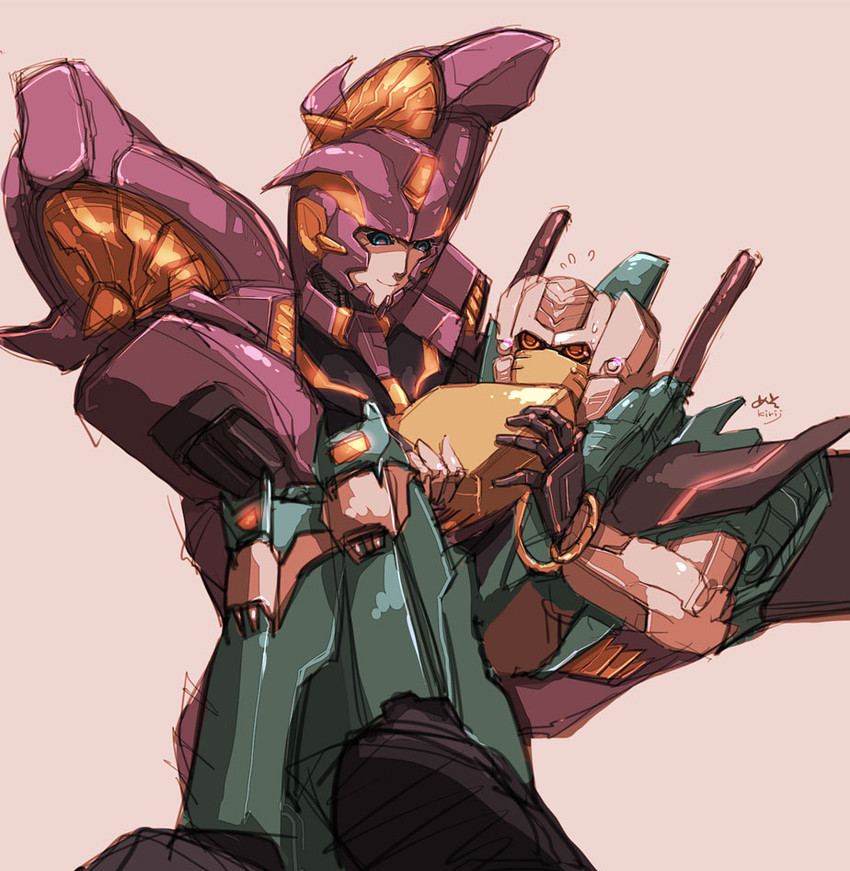 nautica and brainstorm (transformers and 1 more) drawn by kirij