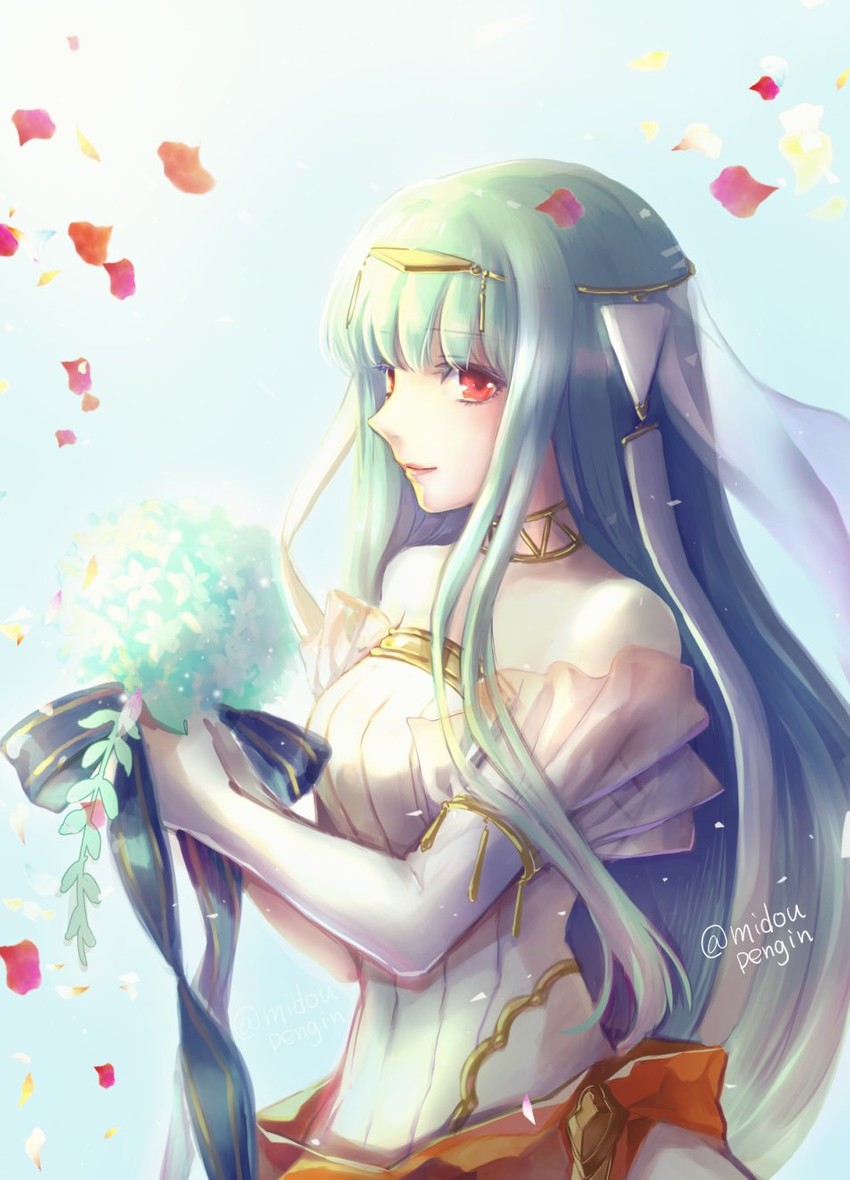 ninian (fire emblem and 2 more) drawn by mintes
