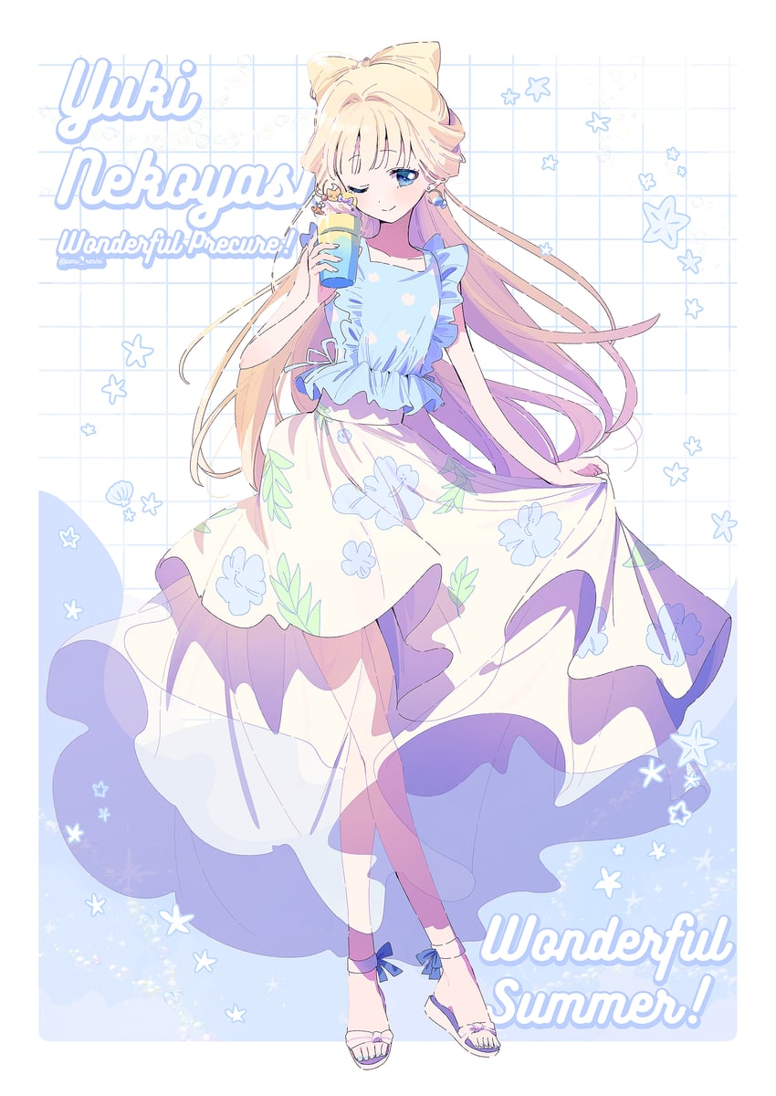 nekoyashiki yuki (precure and 1 more) drawn by serizawa_serizane