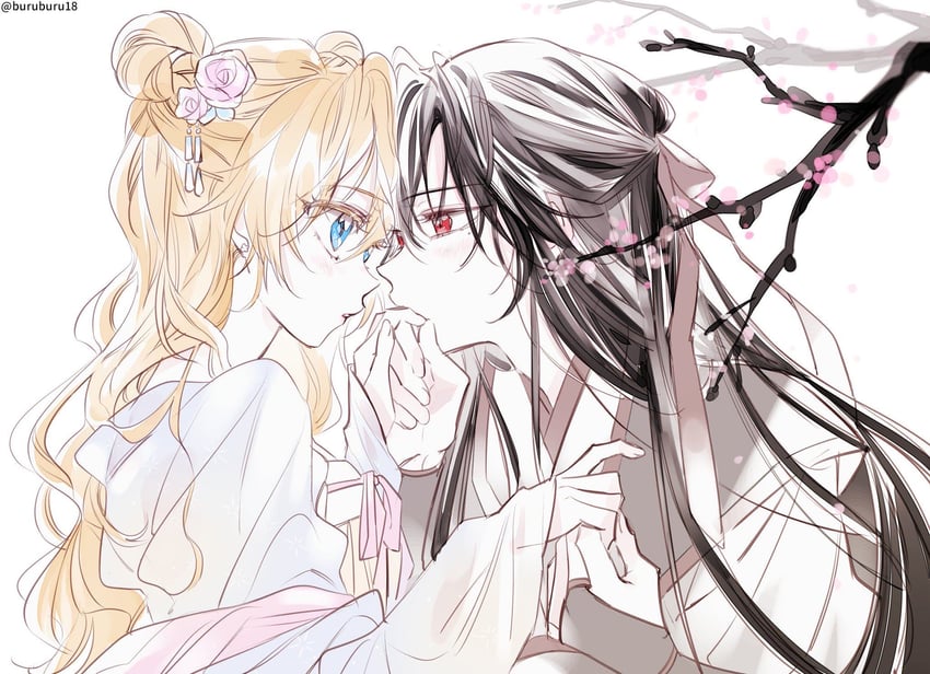 athanasia de alger obelia and lucas (who made me a princess) drawn by buruburu18