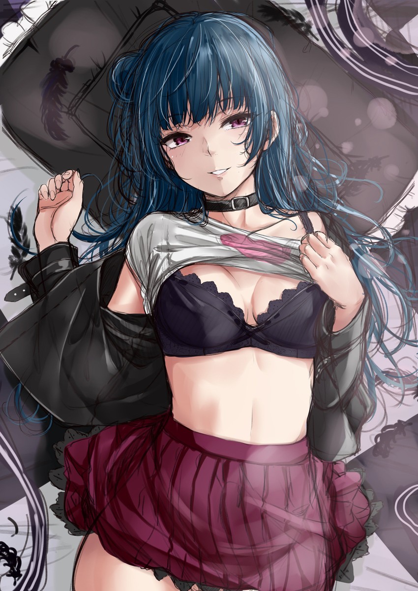 tsushima yoshiko (love live! and 1 more) drawn by napo8593