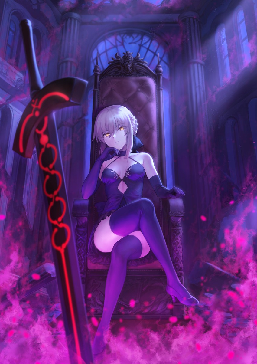 artoria pendragon and saber alter (fate and 1 more) drawn by mashutarou_(neko_no_oyashiro)