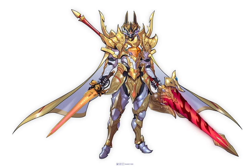 rcules husty, ohkuwagata ohger, and king ohkuwagata ohger (super sentai and 1 more) drawn by tongzhen_ganfan