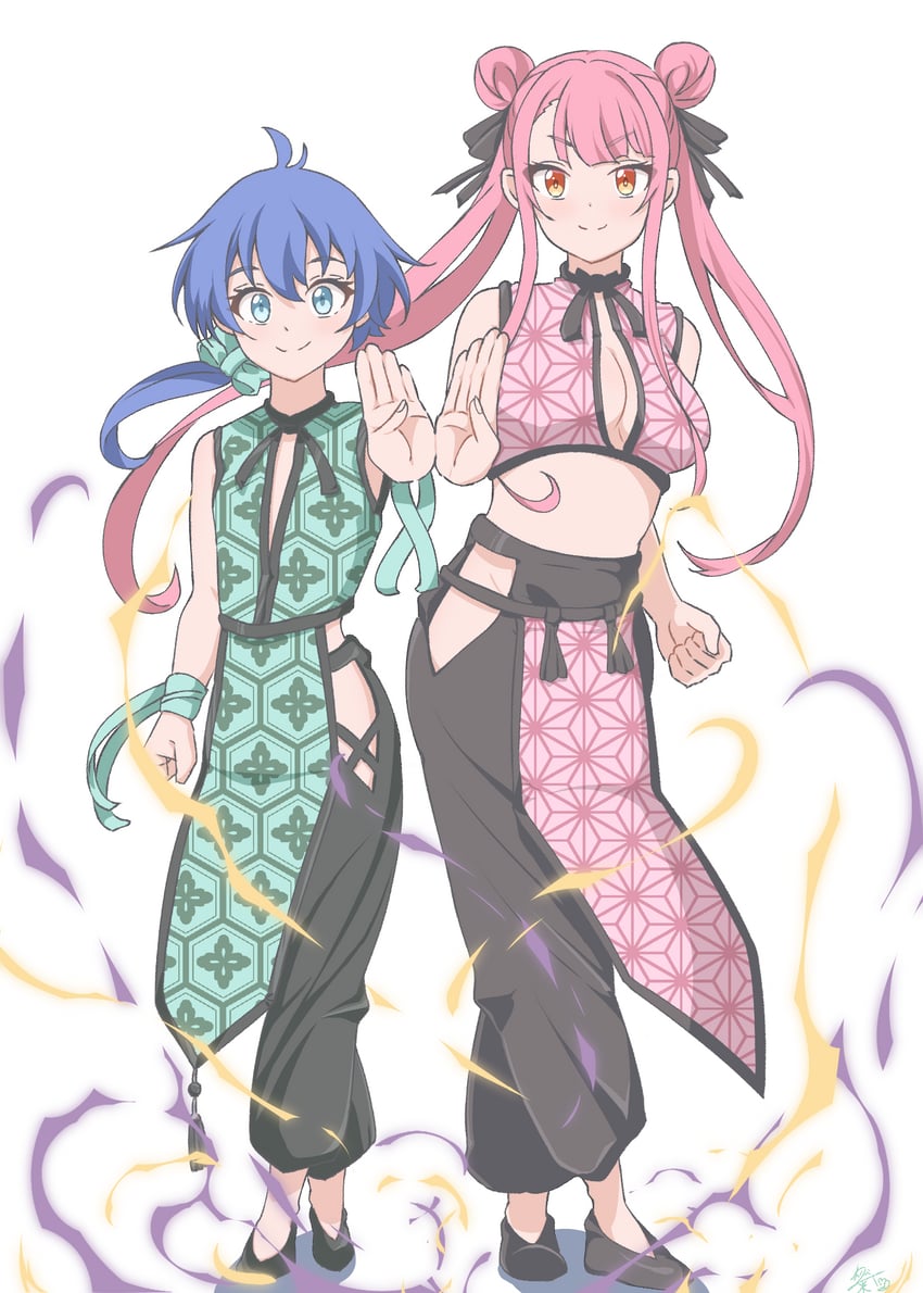 lloyd de saloum and tao yuifa (tensei shitara dai nana oji datta no de: kimama ni majutsu o kiwamemasu) drawn by matuki124yuki