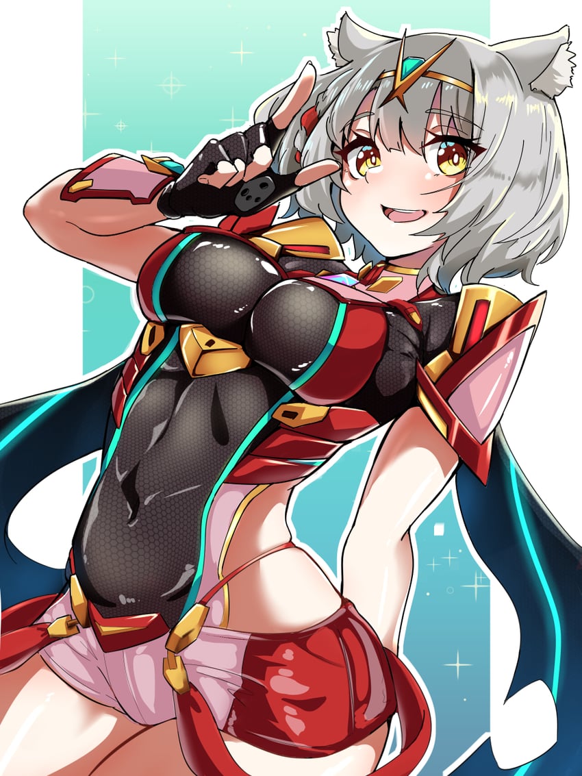 pyra and mio (xenoblade chronicles and 2 more) drawn by timosan