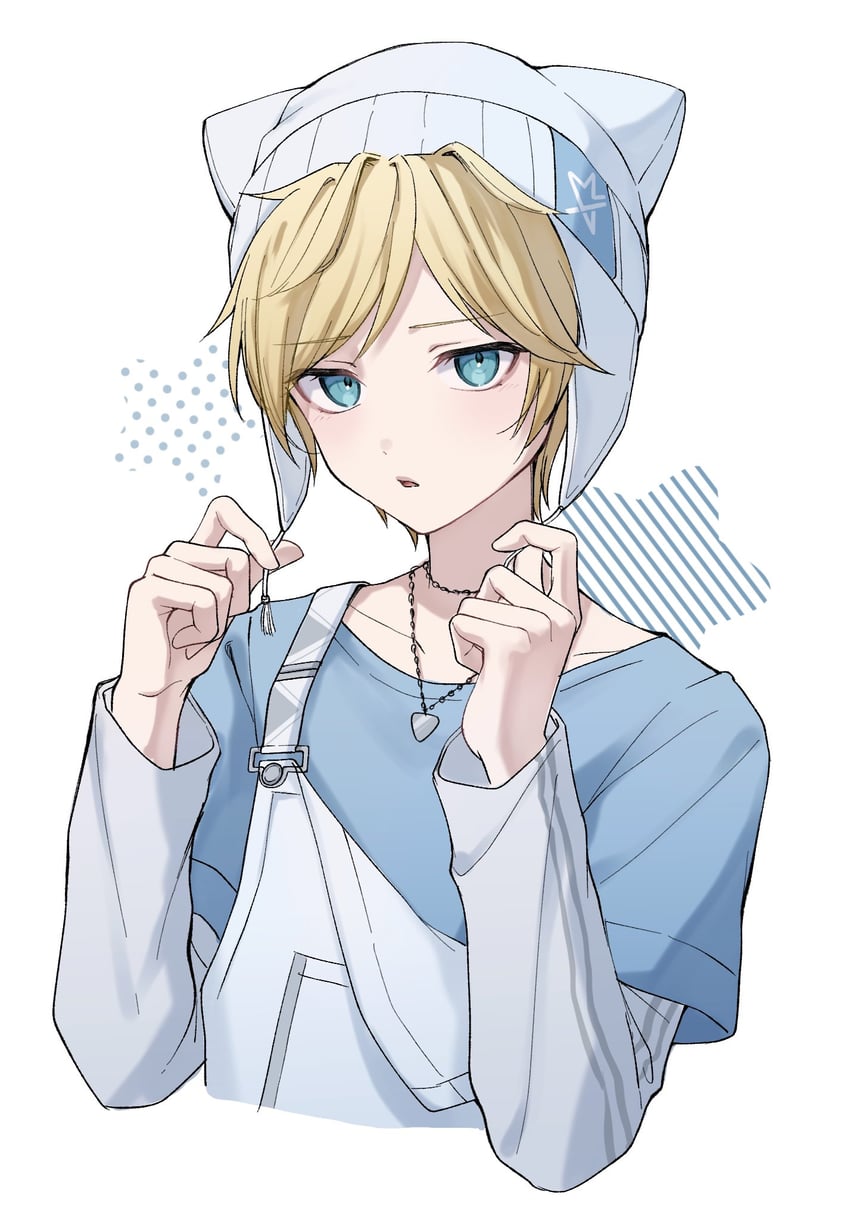 kagamine len and leo/need len (vocaloid) drawn by ame_(harusame)