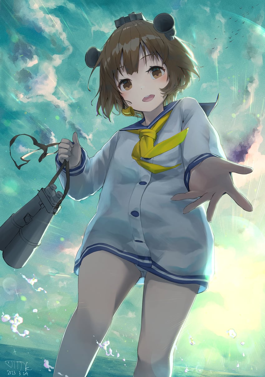 yukikaze (kantai collection) drawn by mmk_(majinai_no_mori)