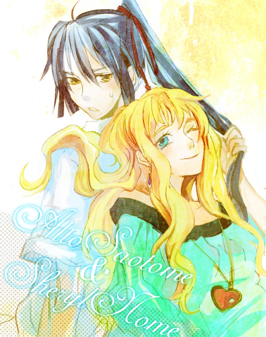 sheryl nome and saotome alto (macross and 1 more) drawn by mooche