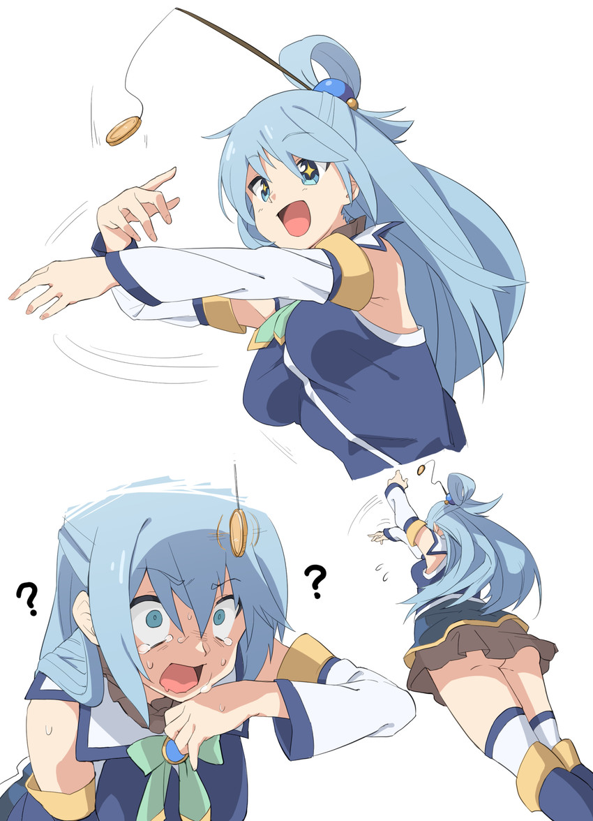 aqua (kono subarashii sekai ni shukufuku wo!) drawn by muchi_maro